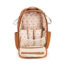 Load image into Gallery viewer, Cognac Boss Plus Diaper Bag