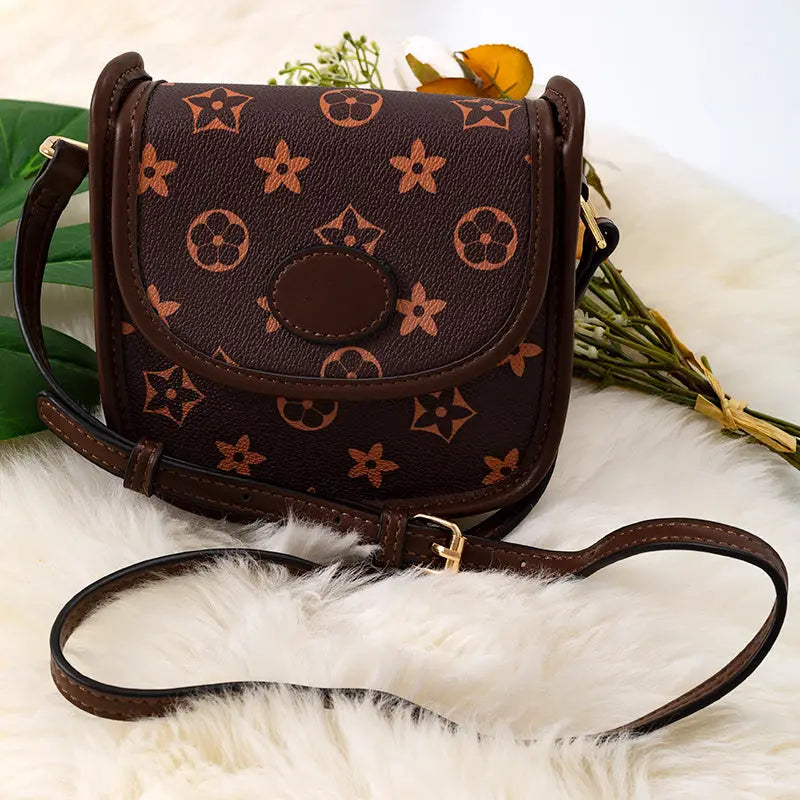 Dark Brown Kids Crossbody