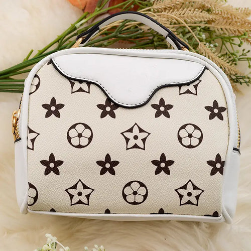 Cream & White Kids Crossbody