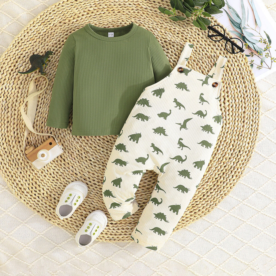 Dinosaur Overall Set