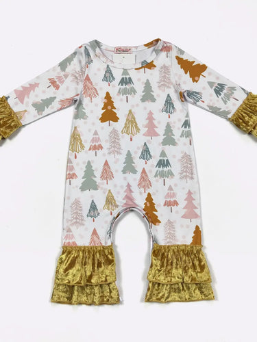 Golden Trees Romper