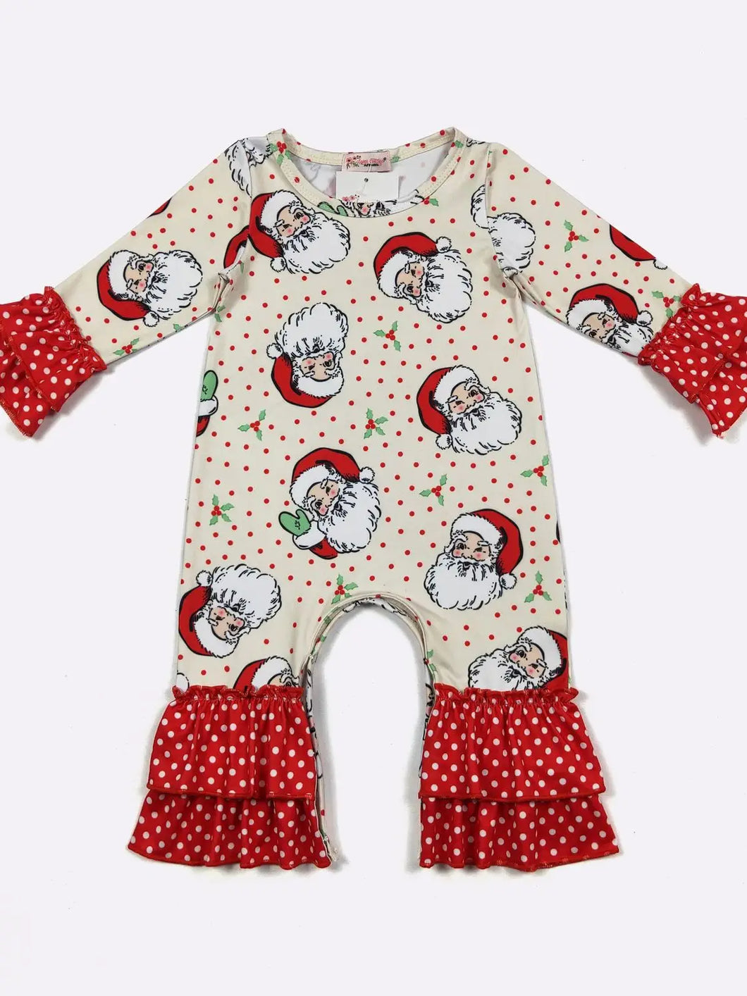 Santa Dot Romper