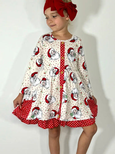 Santa Dot Dress