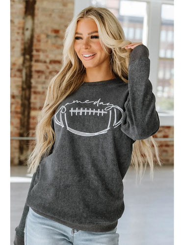 Game Day Corded Sweatshirt