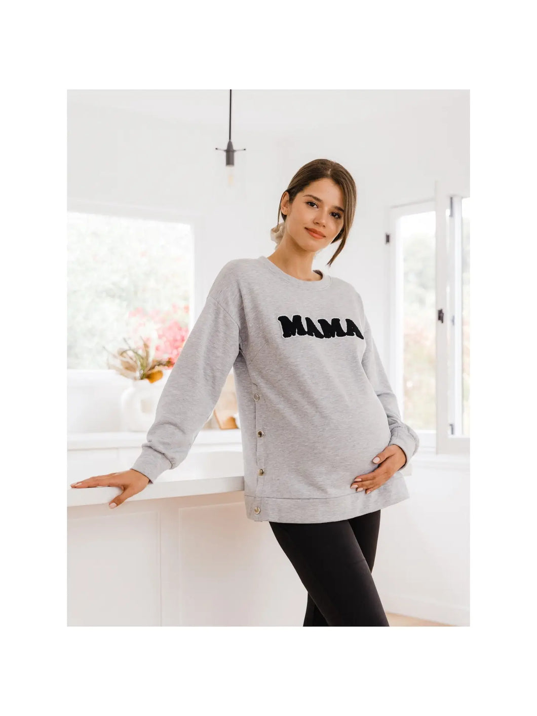 Mama Maternity Crewneck