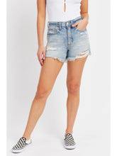 Load image into Gallery viewer, High Rise Mom Shorts