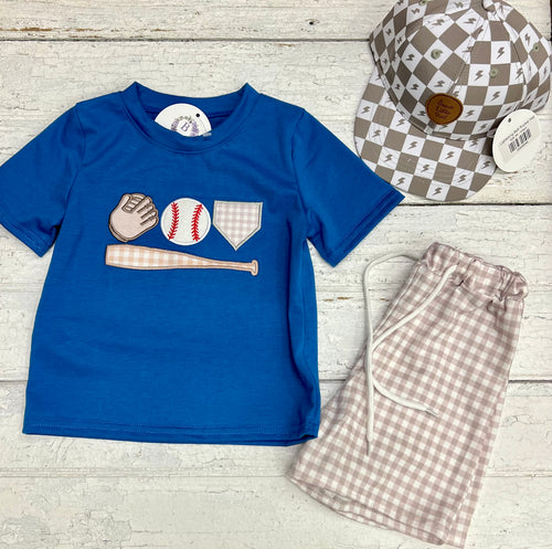 Blue Baseball Set