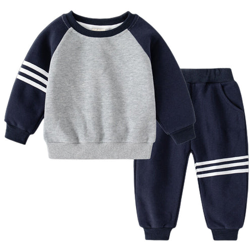 Navy & Gray Track Set
