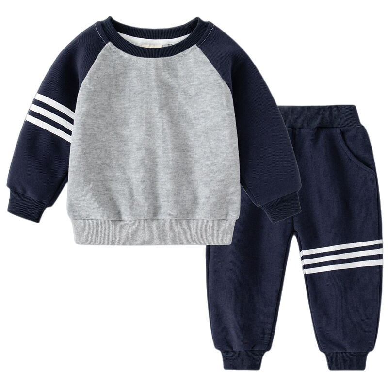 Navy & Gray Track Set