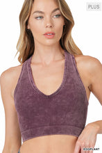 Load image into Gallery viewer, Washed Racerback Bra Tank