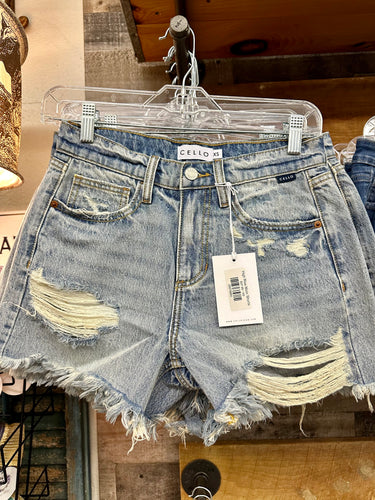 High Rise Mom Shorts