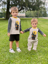 Load image into Gallery viewer, Haunted House Striped Tee