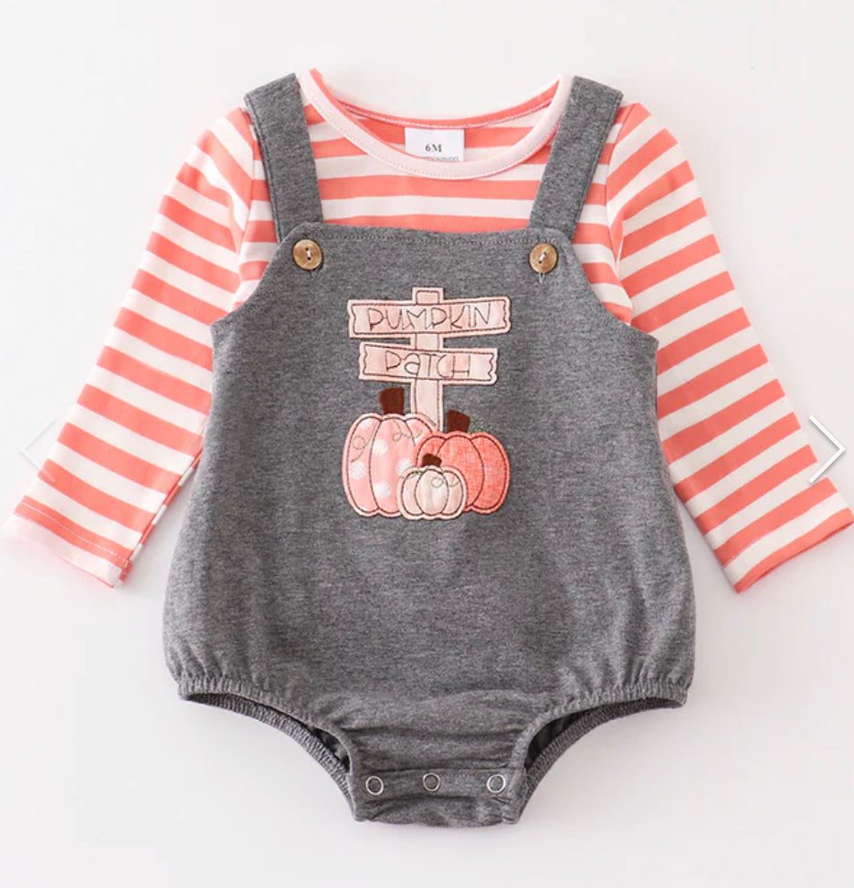Pumpkin Patch Romper Set