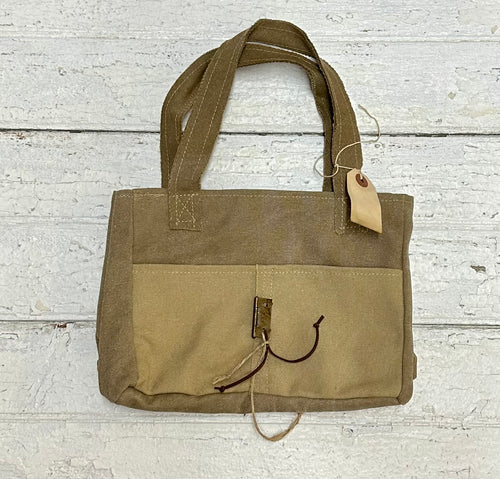 -Lola Sand Double Pocket Bag -
