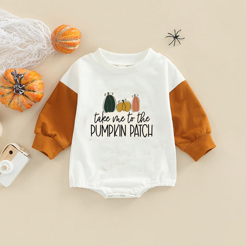 Take Me to the Pumpkin Patch Bubble Romper