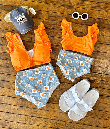 Orange DaisyMommy & Me Suit