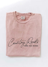 Load image into Gallery viewer, Country Roads Mineral Washed Tee