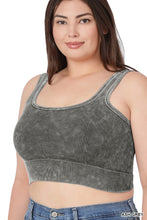 Load image into Gallery viewer, Ash Grey Washed Tank Bra