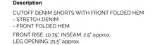 Load image into Gallery viewer, Distressed Denim Cut-Off Shorts
