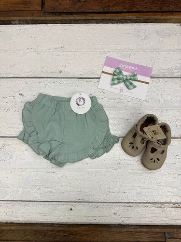 Sage Ruffle Shorts