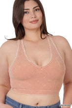 Load image into Gallery viewer, Washed Racerback Bra Tank