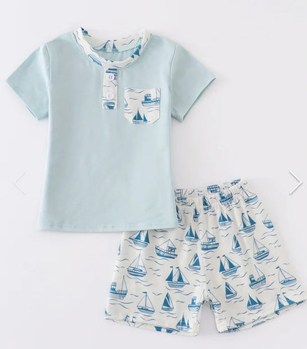 Boys Sailboat Set