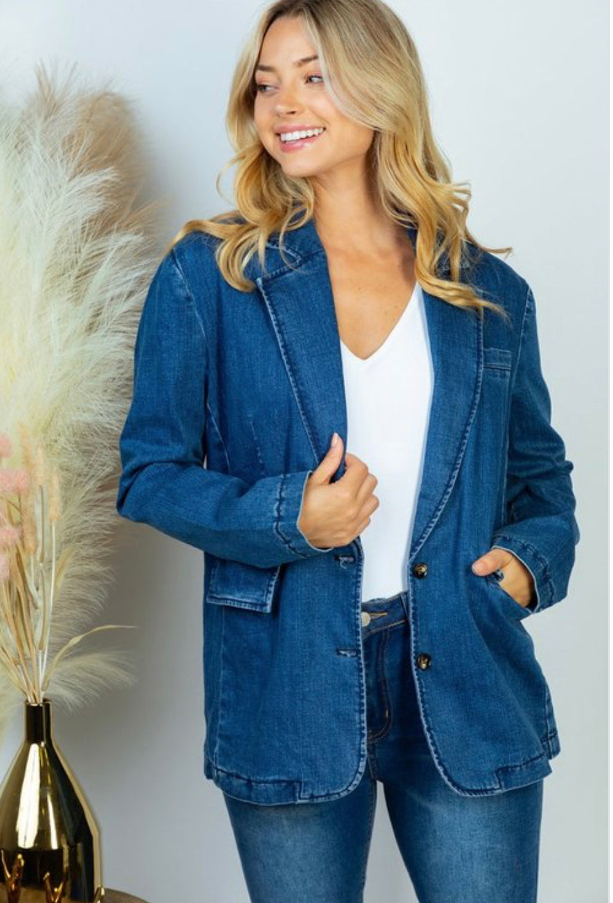 Denim Blazer
