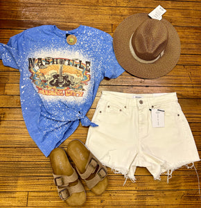 Nashville Bleached Blue Tee