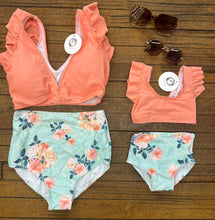 Load image into Gallery viewer, Coral Floral Swimsuit