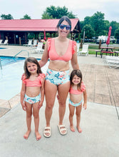 Load image into Gallery viewer, Coral Floral Swimsuit