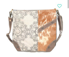 Load image into Gallery viewer, Canvas &amp; Fur Shoulder Bag