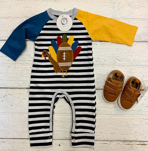 Turkey Football Romper