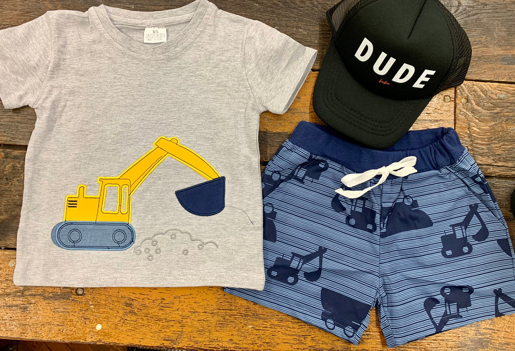 Navy Excavator Shorts
