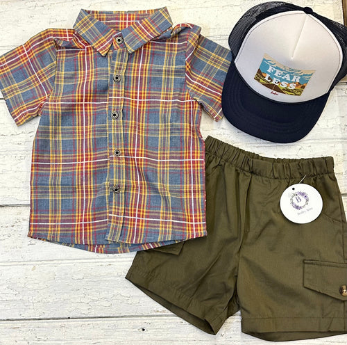 Olive Boy Shorts
