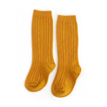 Load image into Gallery viewer, Little Stocking Co Cable Knit Socks