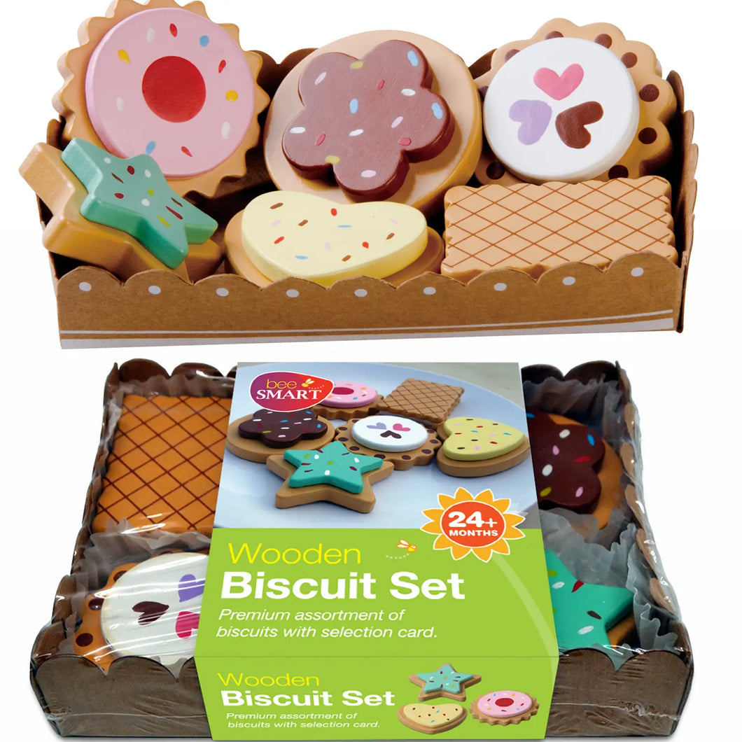 Wooden Biscuit Set