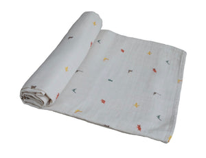 Organic Cotton Muslin Swaddle