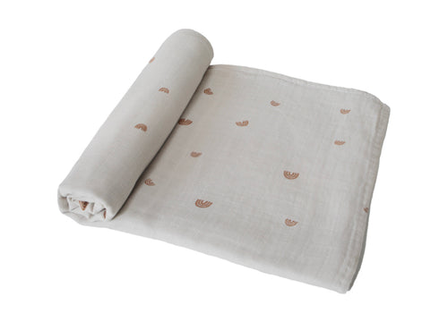 Organic Cotton Muslin Swaddle