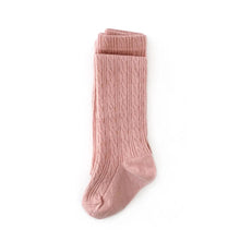 Load image into Gallery viewer, Little Stocking Co Cable Knit Tights