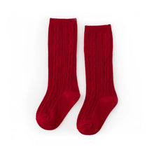 Load image into Gallery viewer, Little Stocking Co Cable Knit Socks