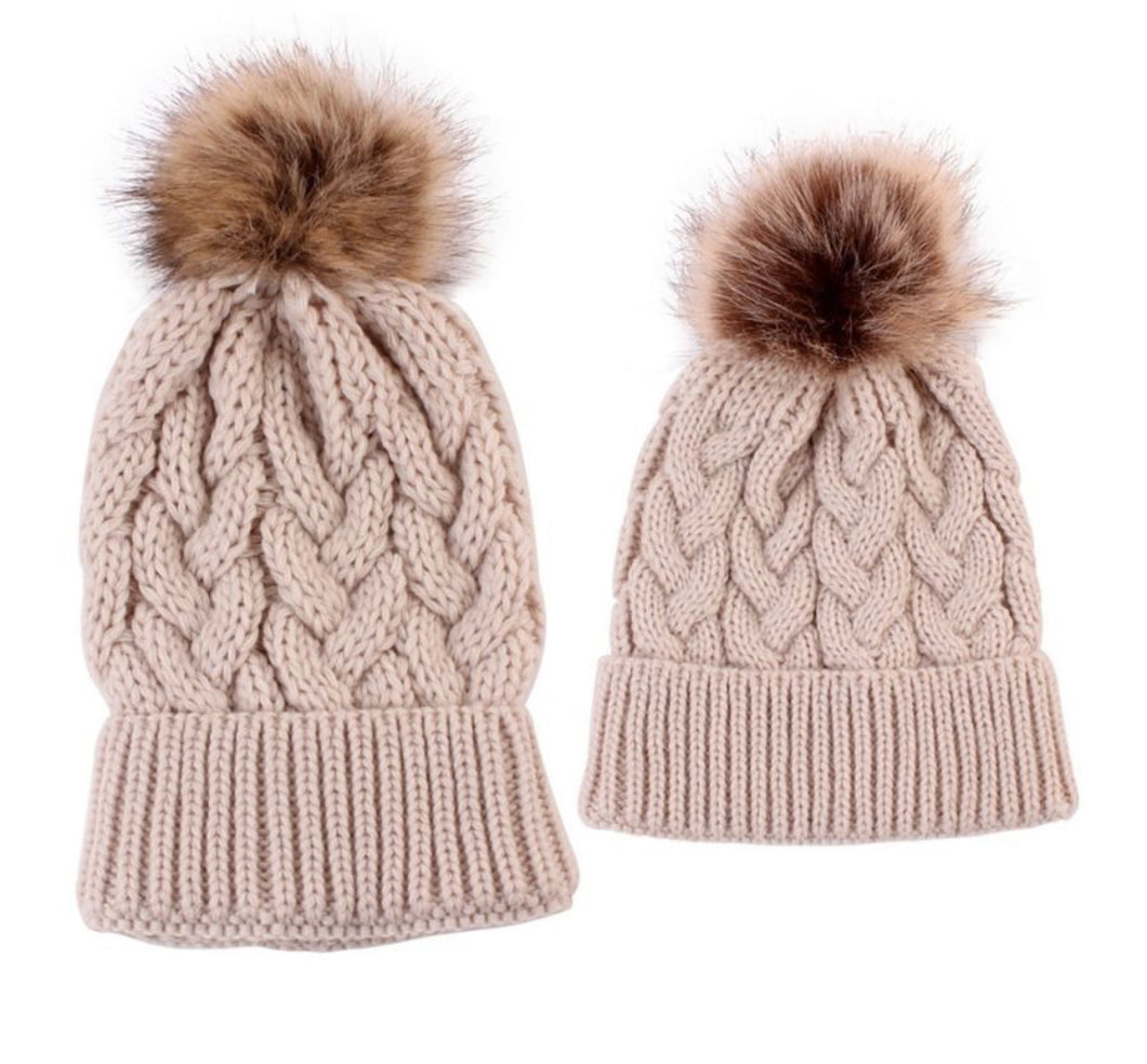 Fur Pom Hats