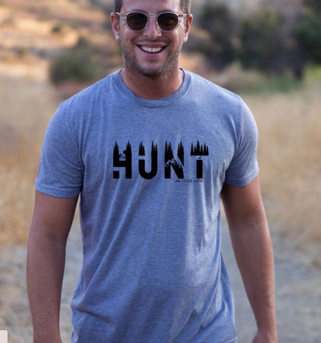 Hunt Life Grey T-shirt