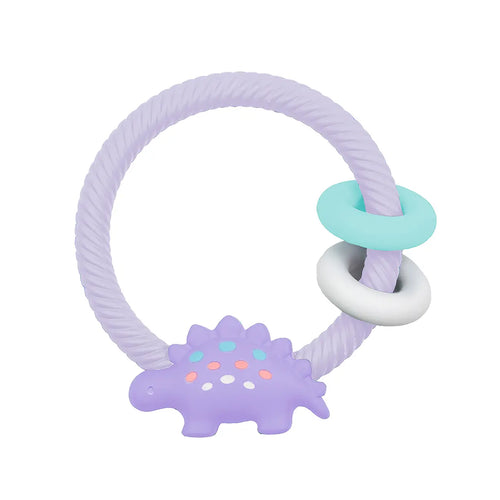 Lilac Dino Ritzy Rattle
