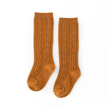 Load image into Gallery viewer, Little Stocking Co Cable Knit Socks