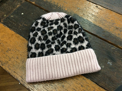 Women’s Pink Leopard Hat
