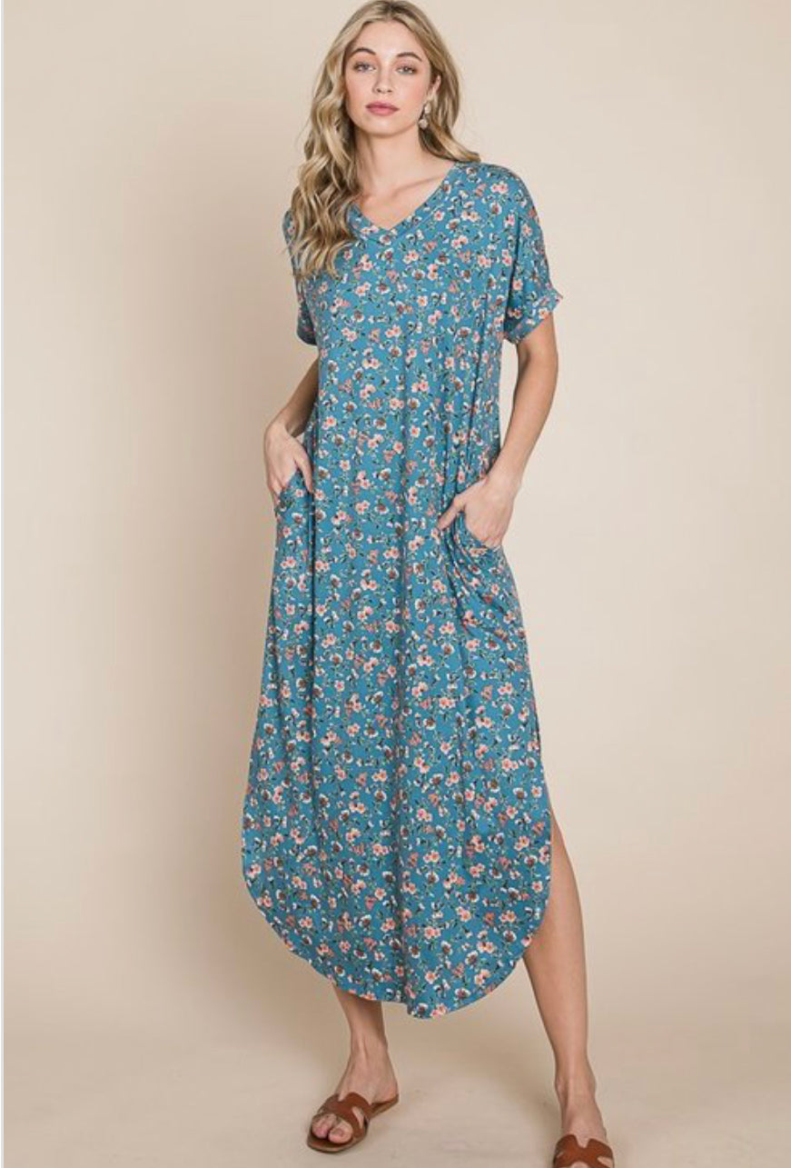 Blooms Floral Maxi Dress