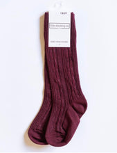 Load image into Gallery viewer, Little Stocking Co Cable Knit Socks