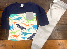 Load image into Gallery viewer, Dinosaur Pocket Tee