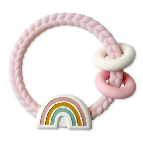 Pink Rainbow Ritzy Rattle