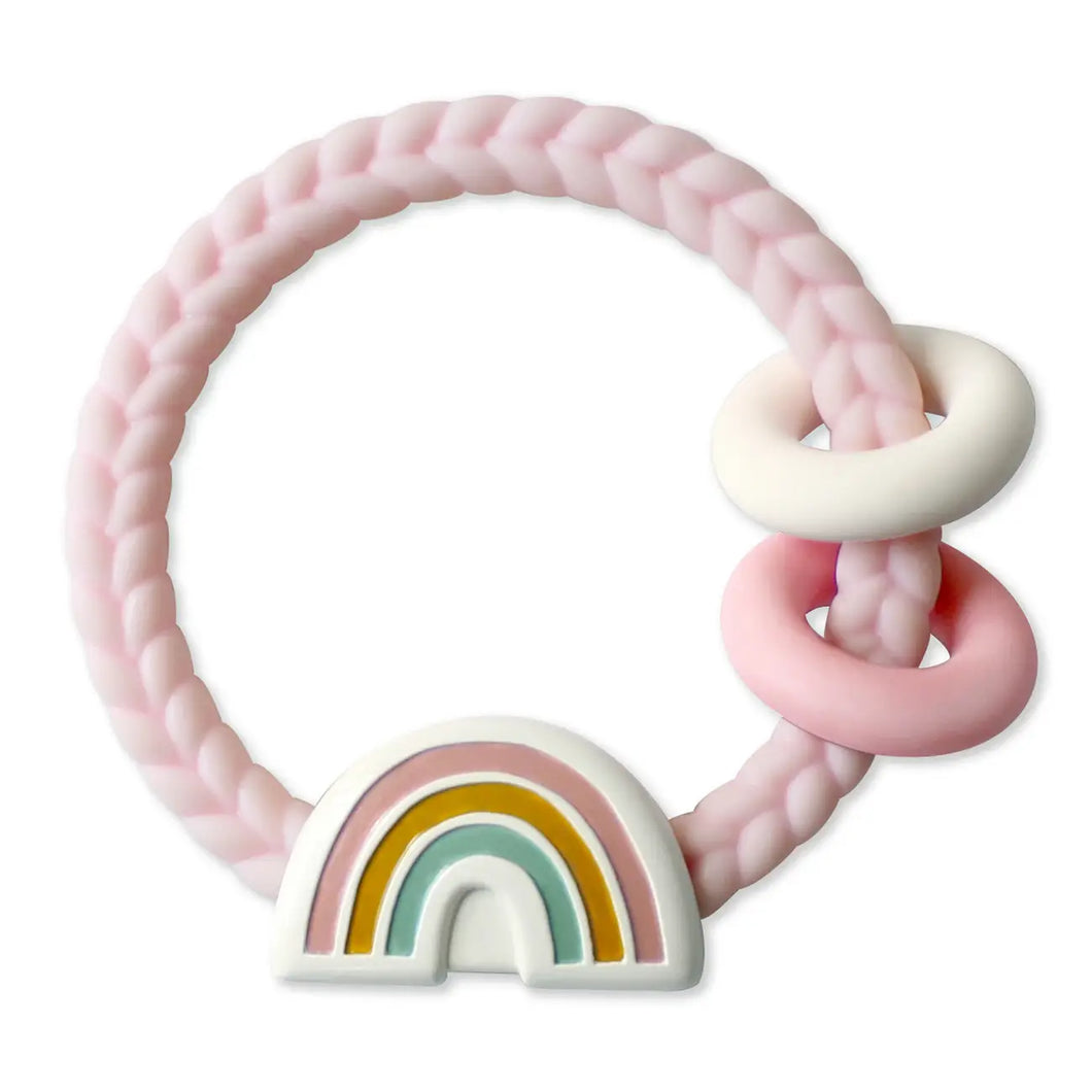 Pink Rainbow Ritzy Rattle